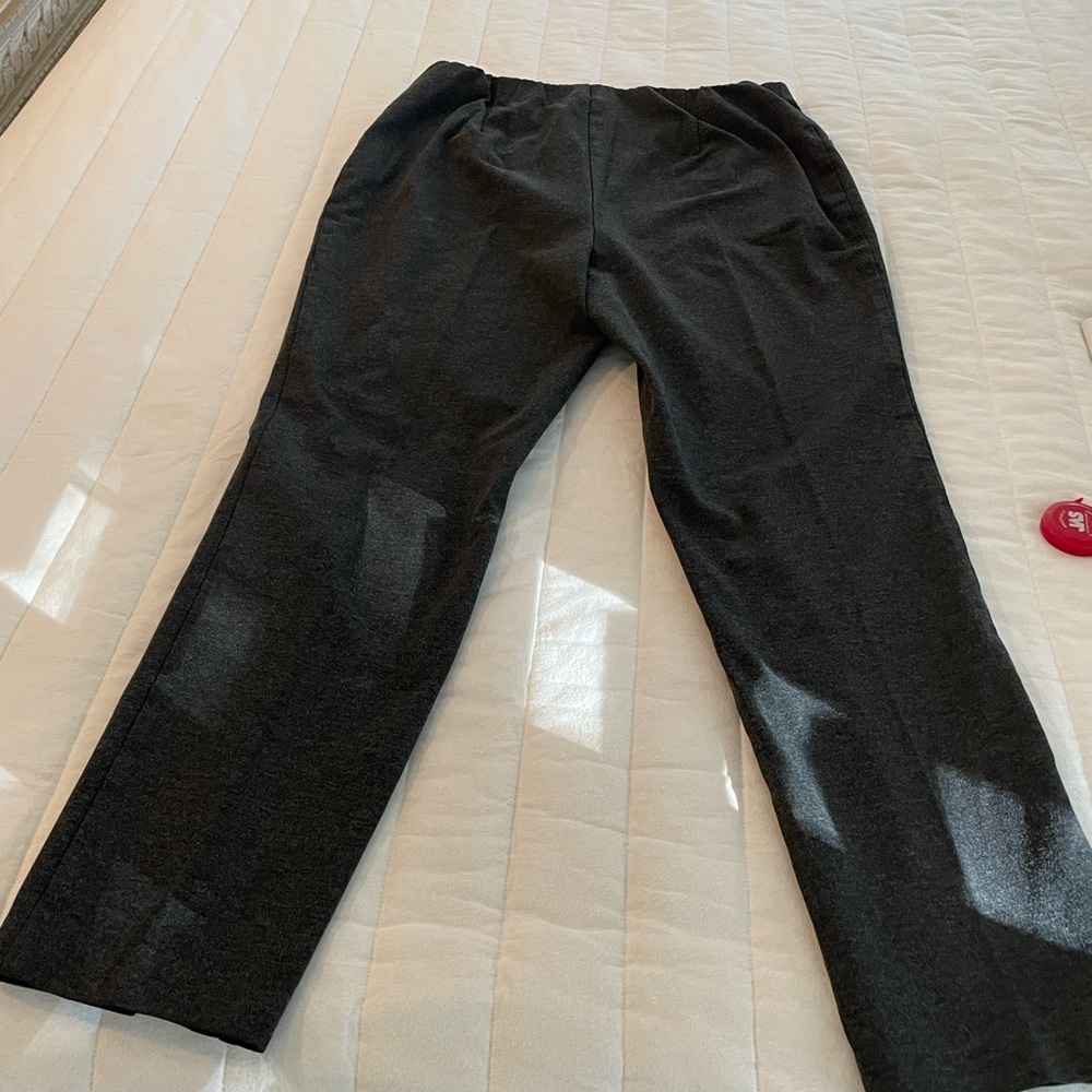 J. Jill Ponte Pants in Charcoal Gray